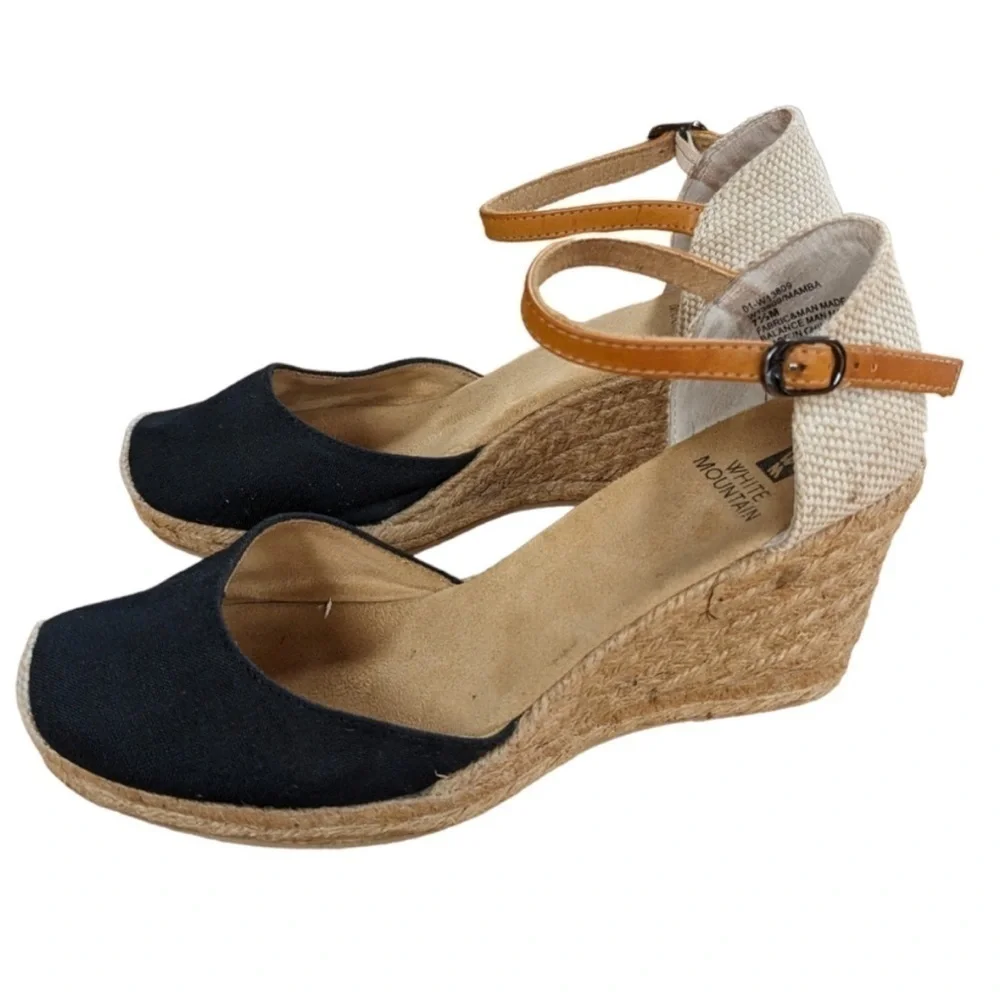 WHITE MOUNTAIN Women's Mamba Espadrille Wedge Sandal